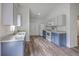 Kitchen featuring attractive gray and white cabinets and stainless appliances at 5033 Thornton Dr, Summerville, SC 29485
