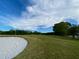 Close-up view of the sand trap on a well-maintained golf course at 5108 Double Eagle Lp, Summerville, SC 29485