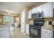 Cozy kitchen with stainless steel microwave and black oven appliance at 529 Beverly Dr, Summerville, SC 29485