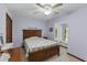 Bedroom featuring neutral walls, ceiling fan, and a bright window with a seat at 643 Edmonds Dr, Charleston, SC 29412