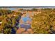 Aerial view of the beautiful water and greenery surrounding the home at 6464 St Anthony Dr, Hollywood, SC 29449