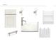Third bathroom features vanity, lighting, faucet, countertop, and tile selections at 717 Blueway Ave, Summerville, SC 29486