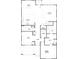 Detailed first-floor floor plan showcasing the layout of the home with dimensions at 717 Blueway Ave, Summerville, SC 29486
