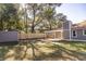 Large fenced backyard with a covered patio, storage shed and room to play at 780 Corral Dr, Charleston, SC 29414