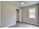 Bedroom features a window for natural light, and closet storage at 780 Corral Dr, Charleston, SC 29414
