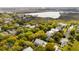Serene aerial view of a charming community with lush greenery and waterfront access offering tranquil living at 825 Marsh Grove Ave, Mount Pleasant, SC 29464