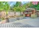 Deck area with raised garden beds and outdoor grill at 1026 Stono River Dr, Charleston, SC 29412