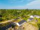 An aerial view of a new home construction in an established neighborhood at 117 Dotson St, Harleyville, SC 29448