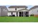 Spacious backyard with a screened-in porch, perfect for outdoor entertaining and relaxation at 119 Loon Dr, Summerville, SC 29483