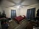 Cozy bedroom with ceiling fan and hardwood floors at 1206 Hawthorne Rd, Hanahan, SC 29410
