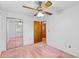 Comfortable bedroom offering a ceiling fan, closet and lots of natural light at 1215 Redeemer Dr, Hanahan, SC 29410