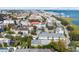 Aerial view of the property with its location near the city and waterfront at 15 N Adgers Wharf, Charleston, SC 29401