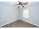 Bedroom with wood-look floors and ceiling fan at 20 Stratton Dr, Charleston, SC 29420