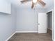 This bedroom features a ceiling fan and has access to another room at 20 Stratton Dr, Charleston, SC 29420