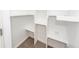 Walk-in closet features newly installed shelves to provide ample storage space at 20 Stratton Dr, Charleston, SC 29420