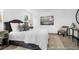 Comfortable bedroom with a plush bed, decorative pillows, and stylish decor creating a relaxing retreat at 229 Night Heron St # 602, Summerville, SC 29486