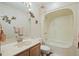 Bathroom with a tub, a vanity with sink, and decorative accents at 2345 Waring Hall Ln, Charleston, SC 29414
