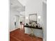 Elegant entryway with hardwood floors and stylish console table at 243 Longford Dr, Summerville, SC 29483