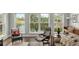 Cozy seating area offering lots of natural light and relaxing lake views at 2480 Royal Oak Dr, Johns Island, SC 29455