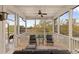 Comfortable screened porch offering expansive outdoor views, creating a peaceful retreat at 2480 Royal Oak Dr, Johns Island, SC 29455