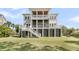 Expansive backyard with a multi-tiered deck offering outdoor entertaining space at 2504 Ballast Pt, Mount Pleasant, SC 29466