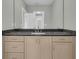 Modern bathroom vanity with granite countertop and stylish hardware, complemented by neutral walls and a large mirror at 2504 Ballast Pt, Mount Pleasant, SC 29466