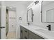 Bathroom showcasing double vanity sinks, framed mirrors, and modern fixtures at 305 Mayfield St, Summerville, SC 29485