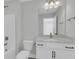 Bathroom with shower, bathtub, vanity and white walls at 355 Wappoo Trace Ln, Summerville, SC 29486