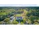 Aerial view showcasing a home with a detached garage near a golf course at 3584 Somerset Hills Ct, Mount Pleasant, SC 29466
