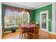 Eat-in kitchen offers a round table, backyard views, and access to back patio at 3584 Somerset Hills Ct, Mount Pleasant, SC 29466