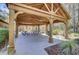 An open-air wooden pavilion featuring ceiling fans offers a comfortable space for community gatherings at 3584 Somerset Hills Ct, Mount Pleasant, SC 29466