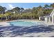 Community pool and surrounding seating at 3584 Somerset Hills Ct, Mount Pleasant, SC 29466