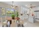 AI rendering of an updated kitchen with an island and backyard views at 4029 Gift Blvd, Johns Island, SC 29455