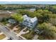 An aerial view showcases this townhome community with modern architecture and lush landscaping, blending urban living with natural beauty at 4060 S Rhett Ave, North Charleston, SC 29405