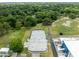 Aerial view of the community's outdoor ice rink, sports field, and gymnasium at 4060 S Rhett Ave, North Charleston, SC 29405