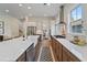 Spacious kitchen with stainless appliances, long countertops, and hardwood floors at 4235 Royal Harbor Rd, Hollywood, SC 29449