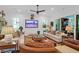 Spacious living room with comfortable seating and stylish decor at 4310 Stonehouse Cir, Awendaw, SC 29429