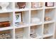 Detailed built-in shelving providing ample storage and display space at 4310 Stonehouse Cir, Awendaw, SC 29429