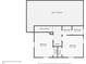 Detailed floor plan of the home's second floor, including bedrooms, bathrooms, and closet spaces at 597 Oyster Rake Dr, Kiawah Island, SC 29455