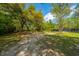 Expansive backyard with mature trees, lush grass, and outbuildings, offering ample space for outdoor activities at 617 Hampton St, Walterboro, SC 29488