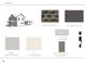 Exterior design palette displaying paint colors, roofing, shingles and hardware selections to customize your dream home at 715 Blueway Ave, Summerville, SC 29486