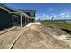 Backyard view with ample room for outdoor activities, ready for personalization and landscaping at 721 Blueway Ave, Summerville, SC 29486