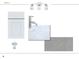 Bath 3 sample featuring cabinet, faucet, hardware, counter, and tile options at 721 Blueway Ave, Summerville, SC 29486
