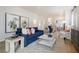 Stylish living area blending seamlessly into the kitchen with chic decor and a cozy atmosphere at Tbd O'Leary Circle, Summerville, SC 29483