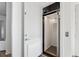 Modern home elevator with a sleek, well-lit interior at 1213 Gatch Ct, Mount Pleasant, SC 29464