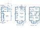 Detailed floor plan showcasing the layout of the home's three levels, including dimensions at 1213 Gatch Ct, Mount Pleasant, SC 29464