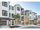 Charming street view showcasing modern townhomes with inviting curb appeal at 1213 Gatch Ct, Mount Pleasant, SC 29464