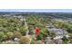 Expansive aerial view of the property showcasing its prime location near the city, industry, and surrounding greenery at 1249 Sumner Ave, North Charleston, SC 29406