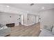 Finished basement offering spacious living area and newly-installed vinyl flooring at 1249 Sumner Ave, North Charleston, SC 29406