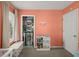 Light orange Bedroom features ample storage with toys, and decorations near the window and closet for a clean space at 1306 Markley Ct, Moncks Corner, SC 29461